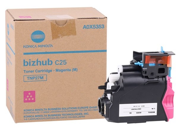 Konica Minolta TNP-27M Orjinal Kırmızı Toner Bizhub C25 (A0X5353)